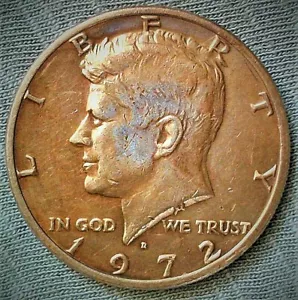 1973 “no FG” Kennedy Half Dollar. Missing Designers Initials - Picture 1 of 5