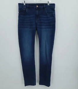 Mugsy Jeans 34x30 Blue Fultons Straight Stretch Casual Closet Staple Hipster - Picture 1 of 13