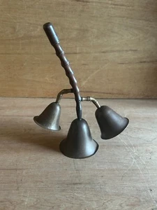 Campane a mano chiesa altare santuario tripla campana bellissimo carillon tono ottone - Foto 1 di 24