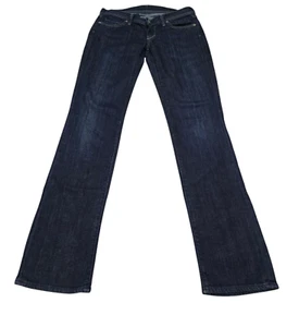 Citizens Of Humanity Womens Blue Denim Ava Jeans Low Waist Straight Leg Size 28 - Picture 1 of 10