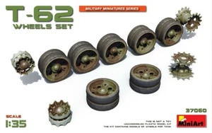T-62 Wheels Set 1:35 Plastic Model Kit MA37060 MINIART - Imagen 1 de 1