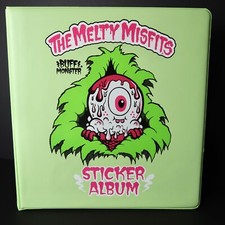 2018 GARBAGE PAIL KIDS MELTY MISFITS SERIES 3 ALBUM BINDER BUFF MONSTER