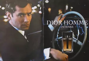 PUBLICITÉ DE PRESSE 2012 PARFUM DIOR HOMME INTENSE - JUDE LAW - Bild 1 von 1
