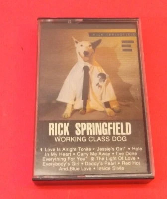 CASSETTE - RICK SPRINGFIELD WORKING CLASS DOG - 1980 RCA Records - Image 1 of 3