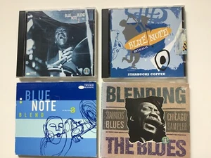 4 CDs Starbucks Blue Note Blend 1, 2, 3 & Blending the Blues Chicago Sampler - Picture 1 of 4