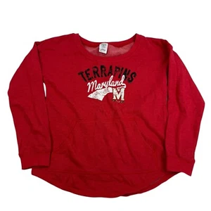 Sudadera Rivalry Threads 91 MARYLAND Terrapins L/S Pullove Roja Juvenil L 12/14 - Imagen 1 de 10