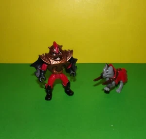 Fisher Price Imaginext Troll Krieger und Dämon Hund Mittelalter Welt 2002 Figuren - Bild 1 von 3