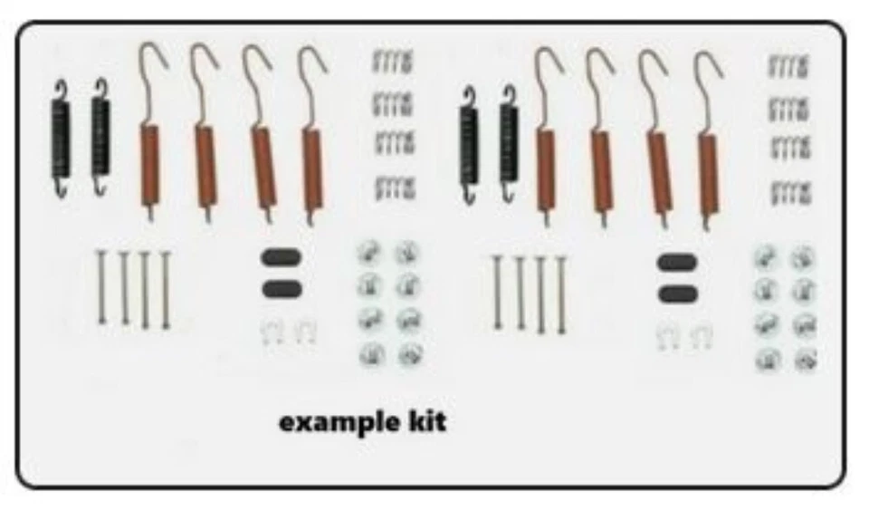 Brake springs and hardware kit Nash Ambassador 1938-1954 -replace worn springs - Image 1 of 1