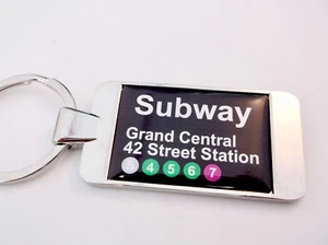 GRAND CENTRAL SUBWAY 42 STREET STATION KEY FOB KEYRING BOTTLE OPENER KEYFOB GIFT - Picture 1 of 9