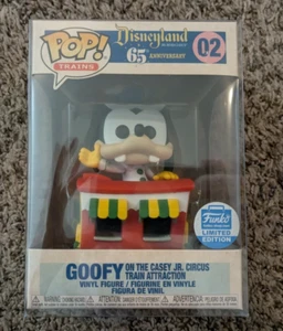 Funko Pop Pippo sul treno #02 Disneyland Casey Jr Circus Train Funko Shop - Foto 1 di 8