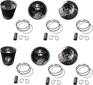 6pcs D1146 piston set 65.02501-0214B for Doosan Daewoo D1146 D1146T D1146-T - Picture 1 of 7