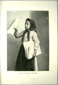 TIPOS DE CALLES DE CIUDADES AMERICANAS: "¿Comprar da Papah, Signor?", foto, 1896., #16 - Imagen 1 de 1