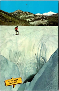 Postal Alberta Athabasca Glaciar AB Formaciones Moulin - Imagen 1 de 2