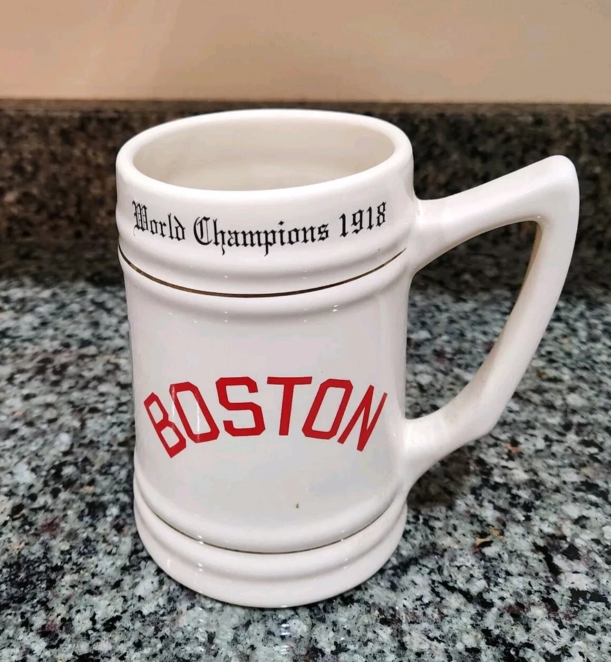 Boston Red Socks World Series 1918 Cooperstown Collection Mug  Babe Ruth + - Image 1 of 4