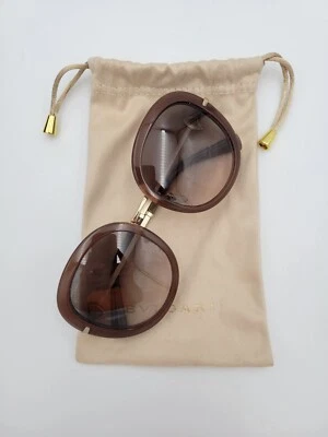 Bvlgari Diva Sunglasses 8196B 54313B Try-layer Beige Pink Gray Gradient - Image 1 of 4