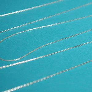 WHOLESALE LOTS Fine 0.6mm Sterling SILVER 925 Stringing CHAIN Bulk by the foot - Picture 1 of 13