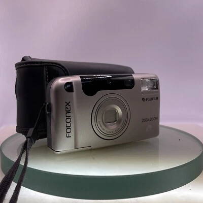 FUJIFILM FOTONEX 250ix ZOOM Advanced Photo System (APS) Camera Cased TESTED #380 - Image 1 of 4