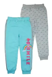 Trolls Girls Blue & Gray Two-Pack Joggers Size 4 5 6 6X - Picture 1 of 3