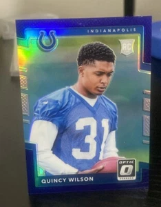 2017 Donruss Optic - Rookies Purple Prizm #111 Quincy Wilson /50 (RC) Colts - Picture 1 of 2