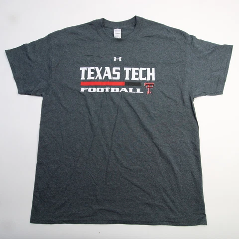 Texas Tech Red Raiders Gildan Short Sleeve Shirt Men's Dark Gray New Cover