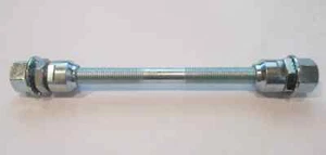 Axle Set Front-5/16 Bicycle 26tpi Axle-Chrome-Wheel Master Replacement-New - Picture 1 of 1