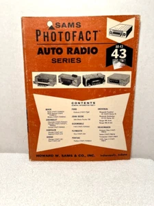 Serie de radio automática SAMS 1967 AR~43 automóvil ingeniería automotriz - Imagen 1 de 8