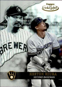2020 Topps Gold Label Class 2 #53 KESTON HIURA Milwaukee Brewers - Picture 1 of 2