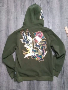 Rebel Minds Hoodie Herren Large grün Street Style Instafashion klassisch bequem - Bild 1 von 10