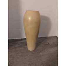 Slim Profile Tan Marble 8" Vase