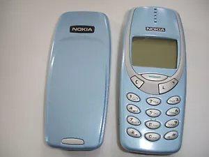 TELEFONO CELLULARE NOKIA 3310 BLU, ADATTATORE REGNO UNITO, LINGUA RUSSA INSTALLATO - Foto 1 di 1