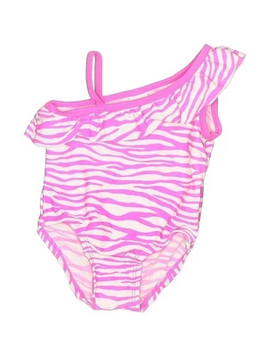 Traje de baño de una pieza rosa The Children's Place niñas 12-18 meses Foto 1 de 2