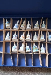 18 Miniature Bells some are bone china excellent condition - Picture 1 of 4