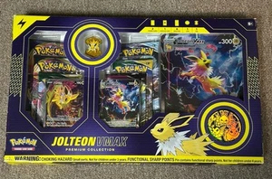 ‼️Pokemon TCG Jolteon VMAX Premium Collection Box NEW & SEALED! Rare Ships Fast - Picture 1 of 2
