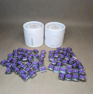 70x Kailh PURPLE CHOC v1 Low Profile Mechanical Keyboard Switches by ChosFox - Picture 1 of 4