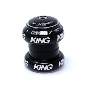 Chris King No ThreadSet Negrita 1-1/8" Auriculares Bicicleta Sin Roscas Negro Nuevo - Imagen 1 de 4