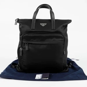 Prada 2VG098 Triangle Logo Tote Backpack 138227334 - Picture 1 of 12