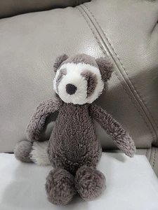 Jellycat bashful Raccoon 9" EUC (JJ) - Picture 1 of 5