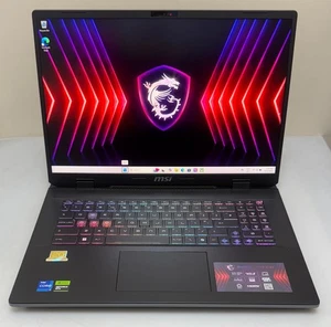 MSI SWORD 17" FHD+ GAMING LAPTOP 1TB/16GB NVIDIA RTX-4060 CORE I7 TURBO 5.2 RGB - Picture 1 of 24