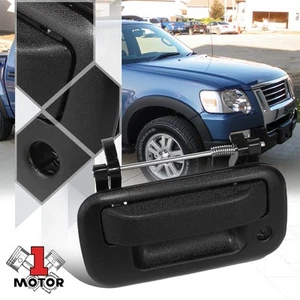 [Trasero] Borde de manija de puerta trasera negra texturizada para Ford F150-F550 SD 04-16 - Imagen 1 de 6