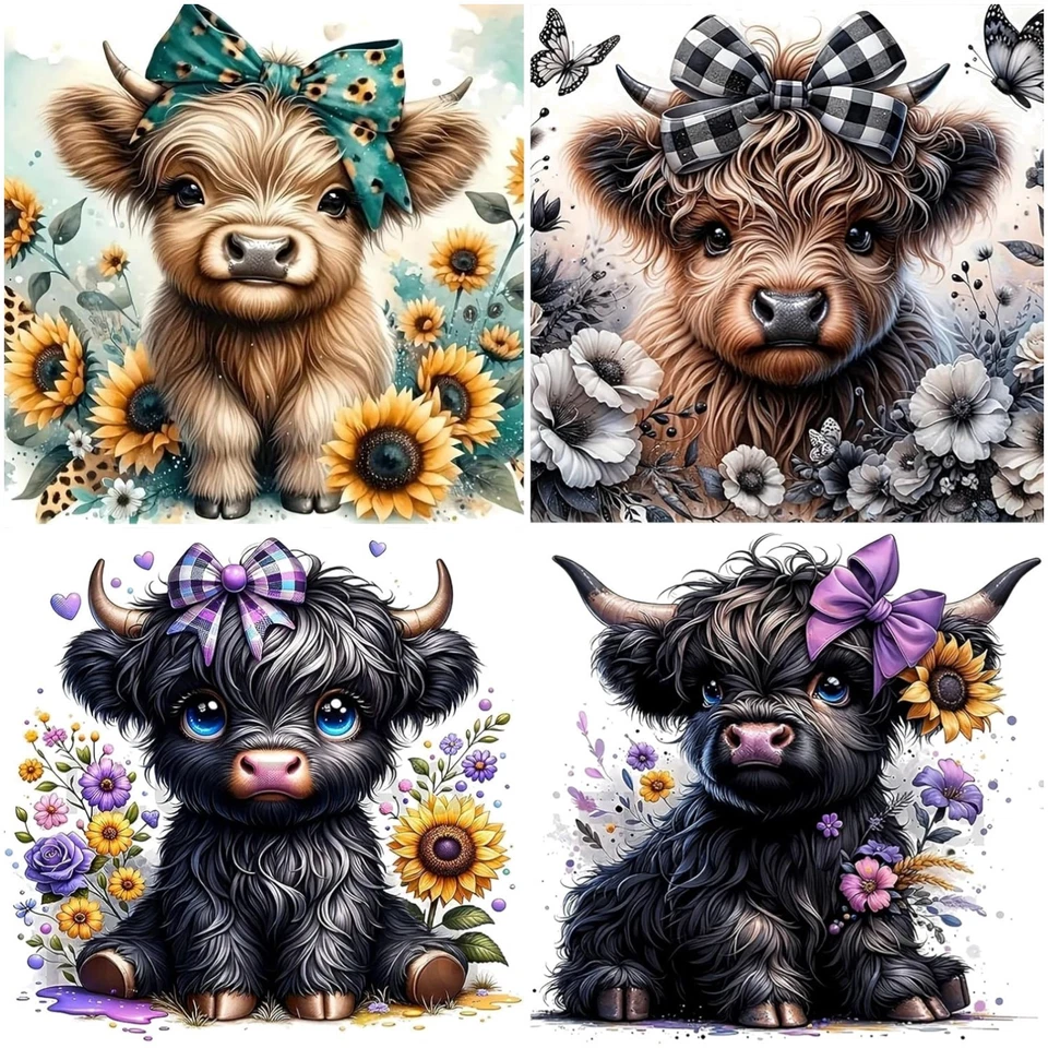 BYGFHLYW Diamond Art Painting Kits for Adults 4 JK525 JK622 JK623 JK624-1