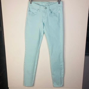 Jeans skinny Lilly Pulitzer blu nebbia chiaro pastello acqua oceano del sud nuovi con etichette taglia 0 - Foto 1 di 6
