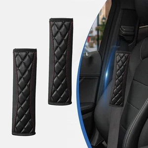Car Seat Belt Cover Vehicle Safety Belt Shoulder Strap Pad Harness Cushion Decor - Bild 1 von 11