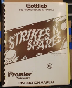 Strikes 'N' Spares Pinball Manual - Gottlieb - 1995 - Picture 1 of 3