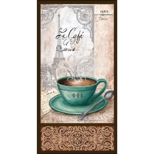 Perlenstickset Kaffee in Paris Perlenstich Perlenarbeiten Perlenstickerei DIY - Bild 1 von 5