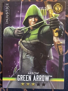 Injustice Gods Among Us Game Card 39/120 Green Arrow Arrow Series 3 Non Foil NEW - Picture 1 of 4