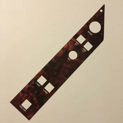 Lincoln Mark V 1977-1979 interruptor lateral del conductor carcasa vinilo restauración calcomanía Foto 1 de 3