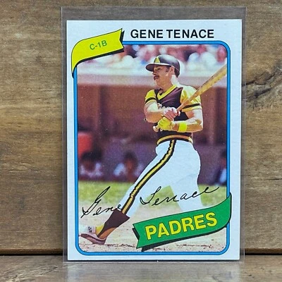1980 Topps Baseball Card #704 Gene Tenace San Diego Padres - Image 1 of 2