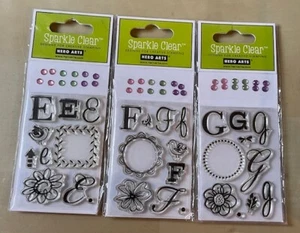 Hero Arts Sparkle Clear Stamp Sets (3 Sets) - Bild 1 von 1