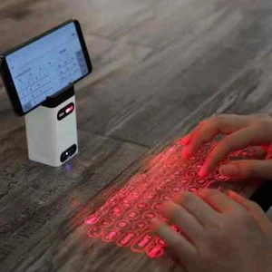 WIRELESS KEYBOARD VIRTUAL Laser Projector for Tablet Mobile PC - Picture 1 of 9