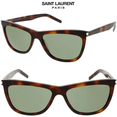 GAFAS DE SOL SAINT LAURENT SL515 003 MUJER HABANA VERDE OJO DE GATO. 58mm Foto 1 de 4
